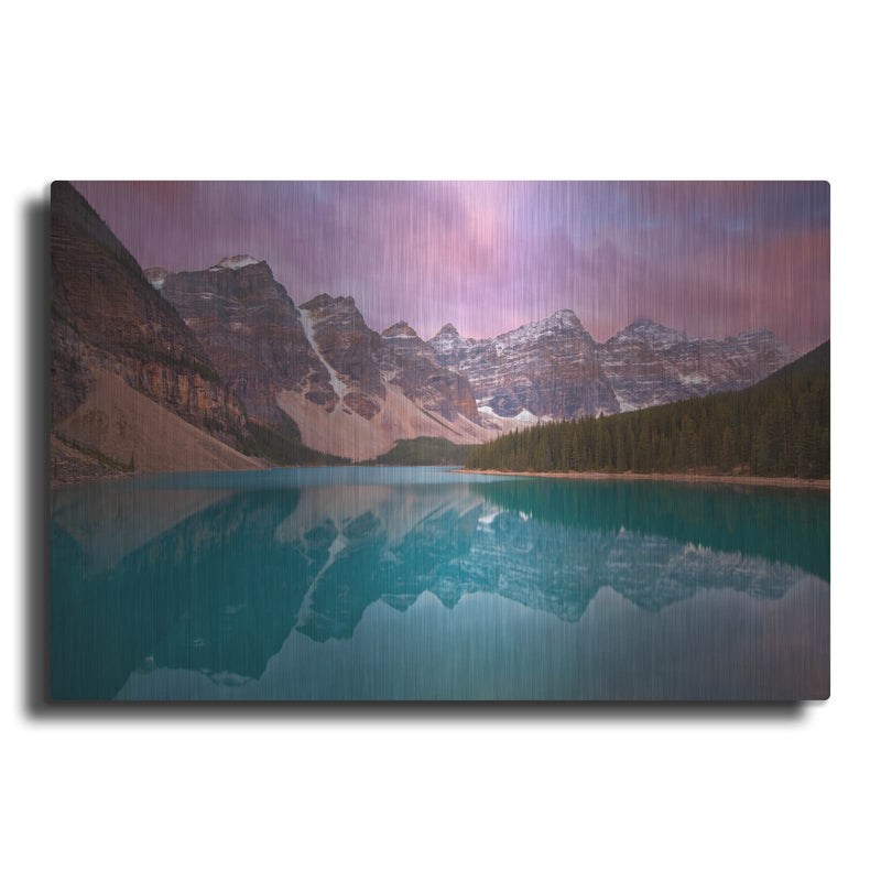 'Morain Lake' by Jesse Estes – Metal Wall Art