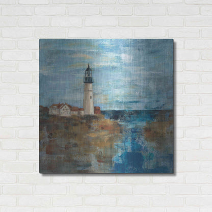 Luxe Metal Art 'Lighthouse Dream' by Silvia Vassileva, Metal Wall Art,36x36