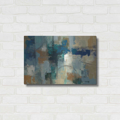 Luxe Metal Art 'Jasper Lagoon' by Silvia Vassileva, Metal Wall Art,24x16