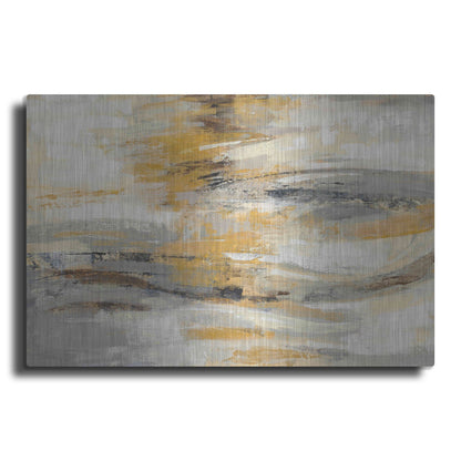 Luxe Metal Art 'Golden Dust' by Silvia Vassileva, Metal Wall Art