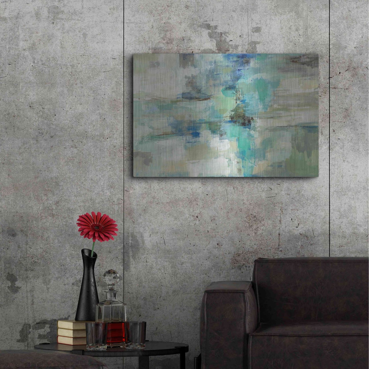 Luxe Metal Art 'In The Clouds' by Silvia Vassileva, Metal Wall Art,36x24