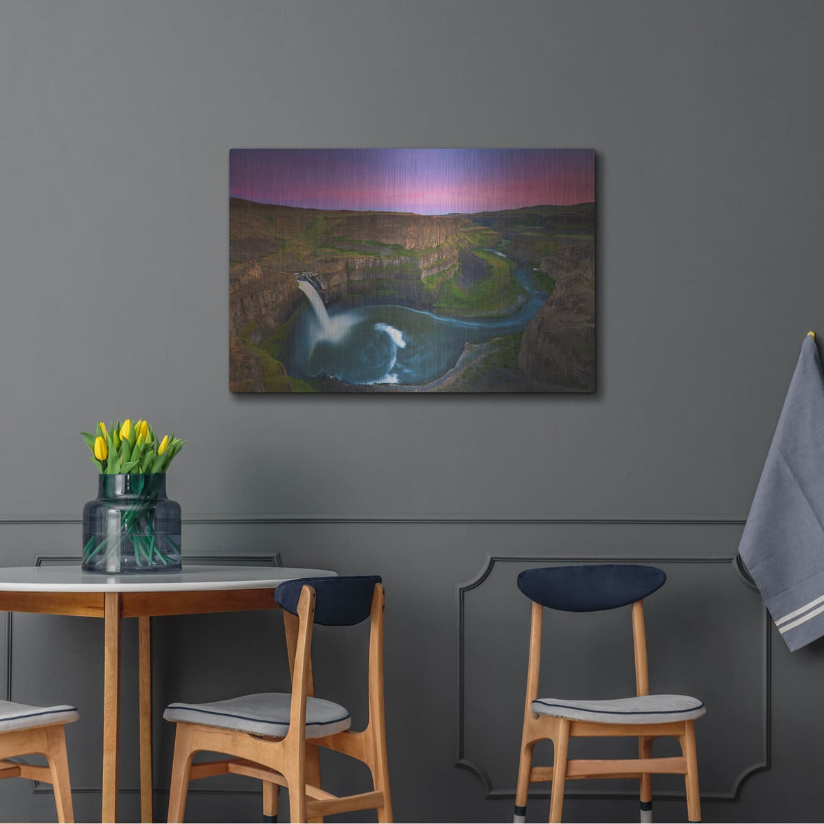 'Palouse Falls' by Jesse Estes – Metal Wall Art, 36x24 room view