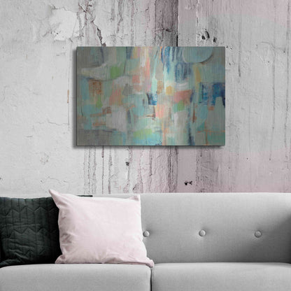 Luxe Metal Art 'Morning Breeze' by Silvia Vassileva, Metal Wall Art,36x24