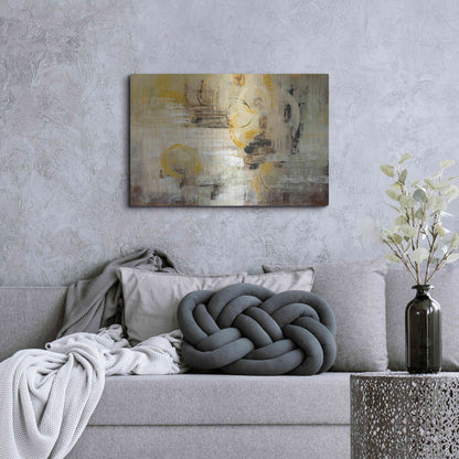 Luxe Metal Art 'Soft Glow' by Silvia Vassileva, Metal Wall Art,36x24