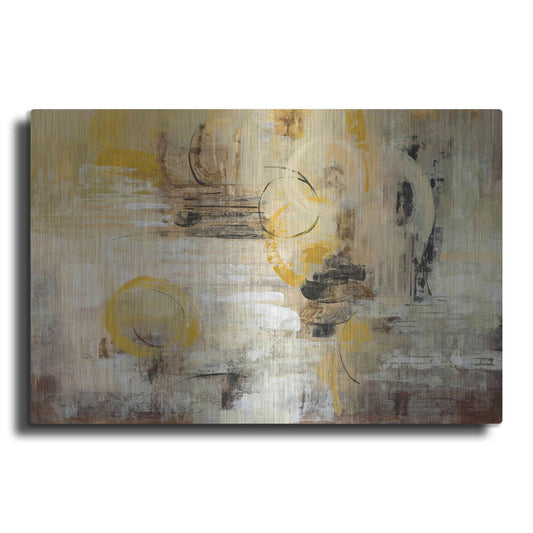 Luxe Metal Art 'Soft Glow' by Silvia Vassileva, Metal Wall Art