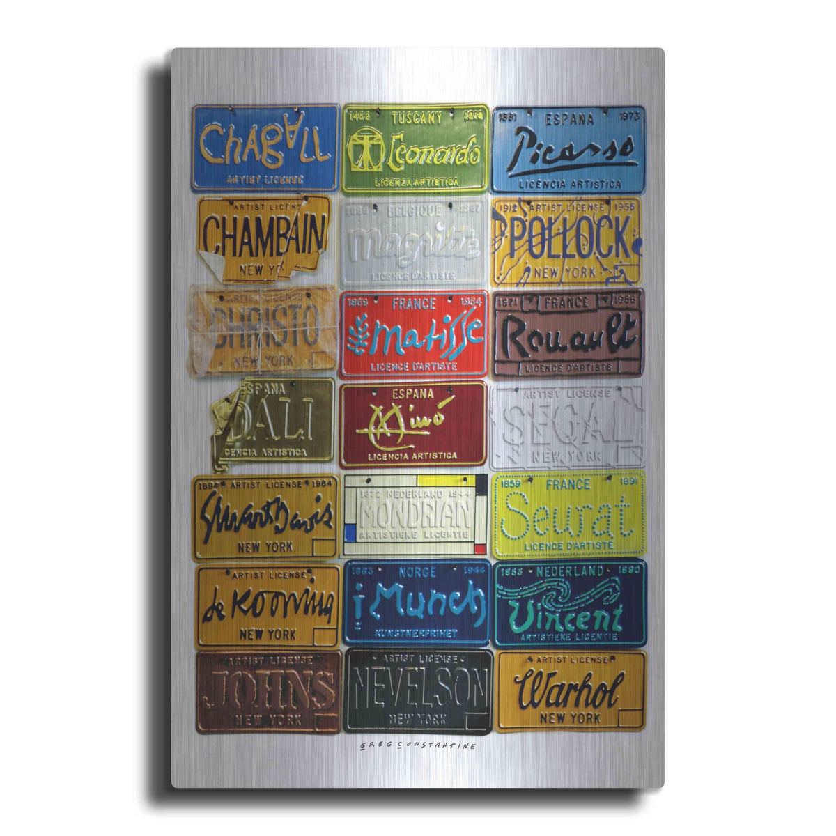 '21 Multiples' by Gregory Constantine – Metal Wall Art