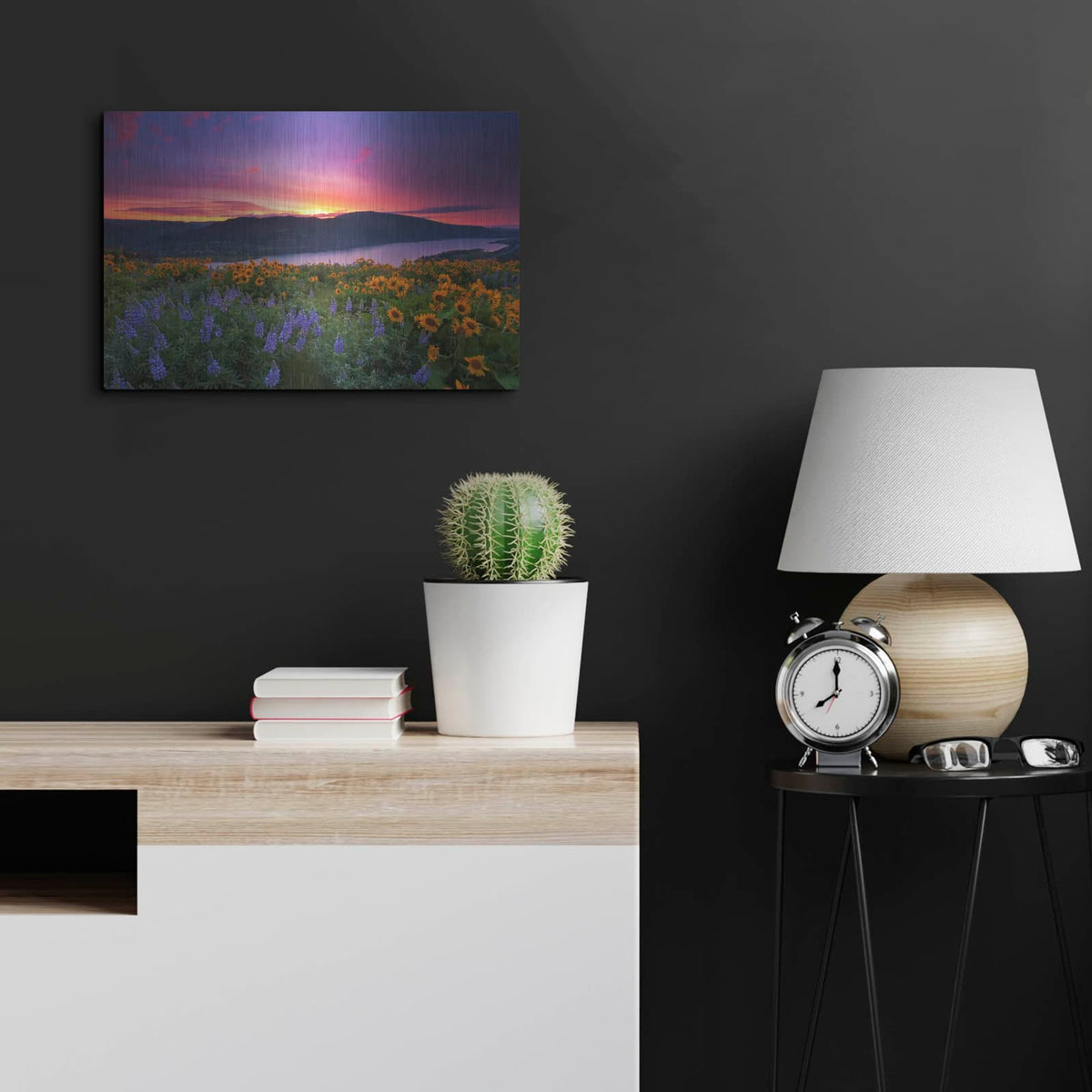 'Paradise Garden' by Jesse Estes – Metal Wall Art, 24x16 room view