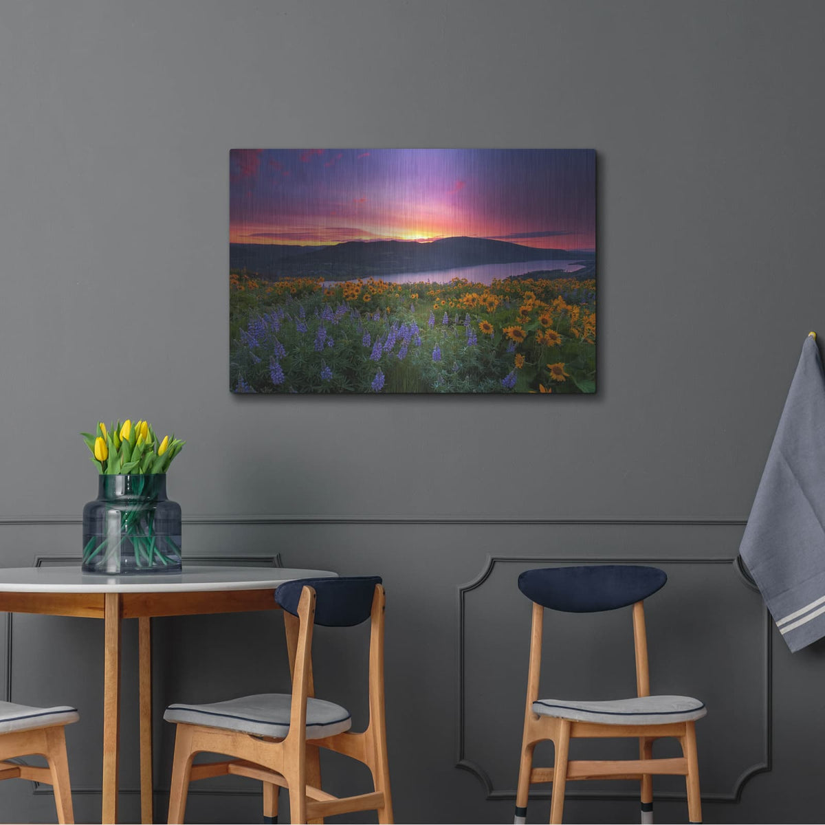 'Paradise Garden' by Jesse Estes – Metal Wall Art, 36x24 room view