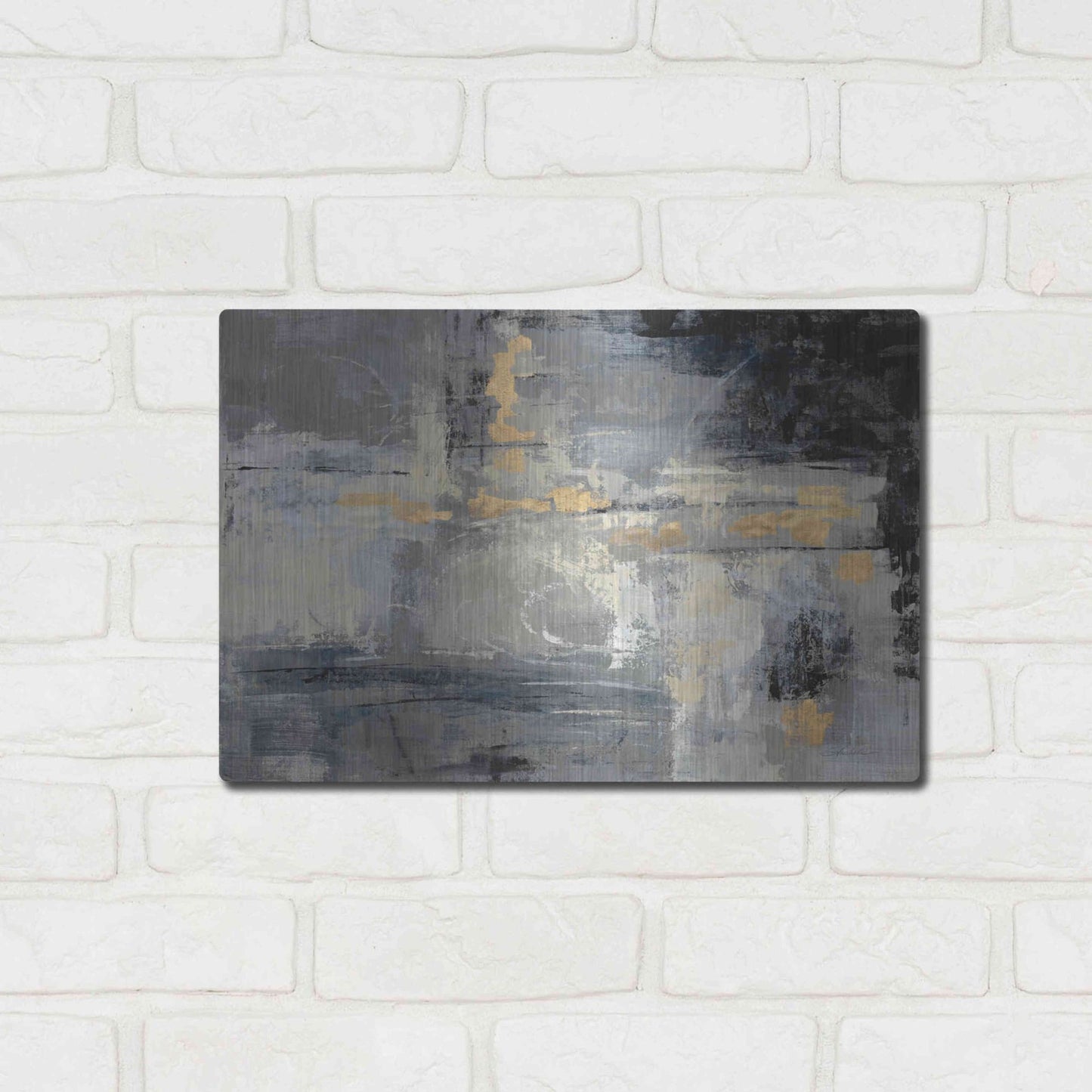 Luxe Metal Art 'Missing You Uncropped' by Silvia Vassileva, Metal Wall Art,16x12