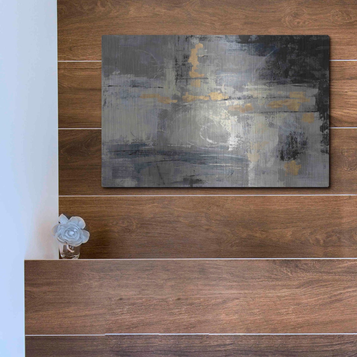 Luxe Metal Art 'Missing You Uncropped' by Silvia Vassileva, Metal Wall Art,16x12