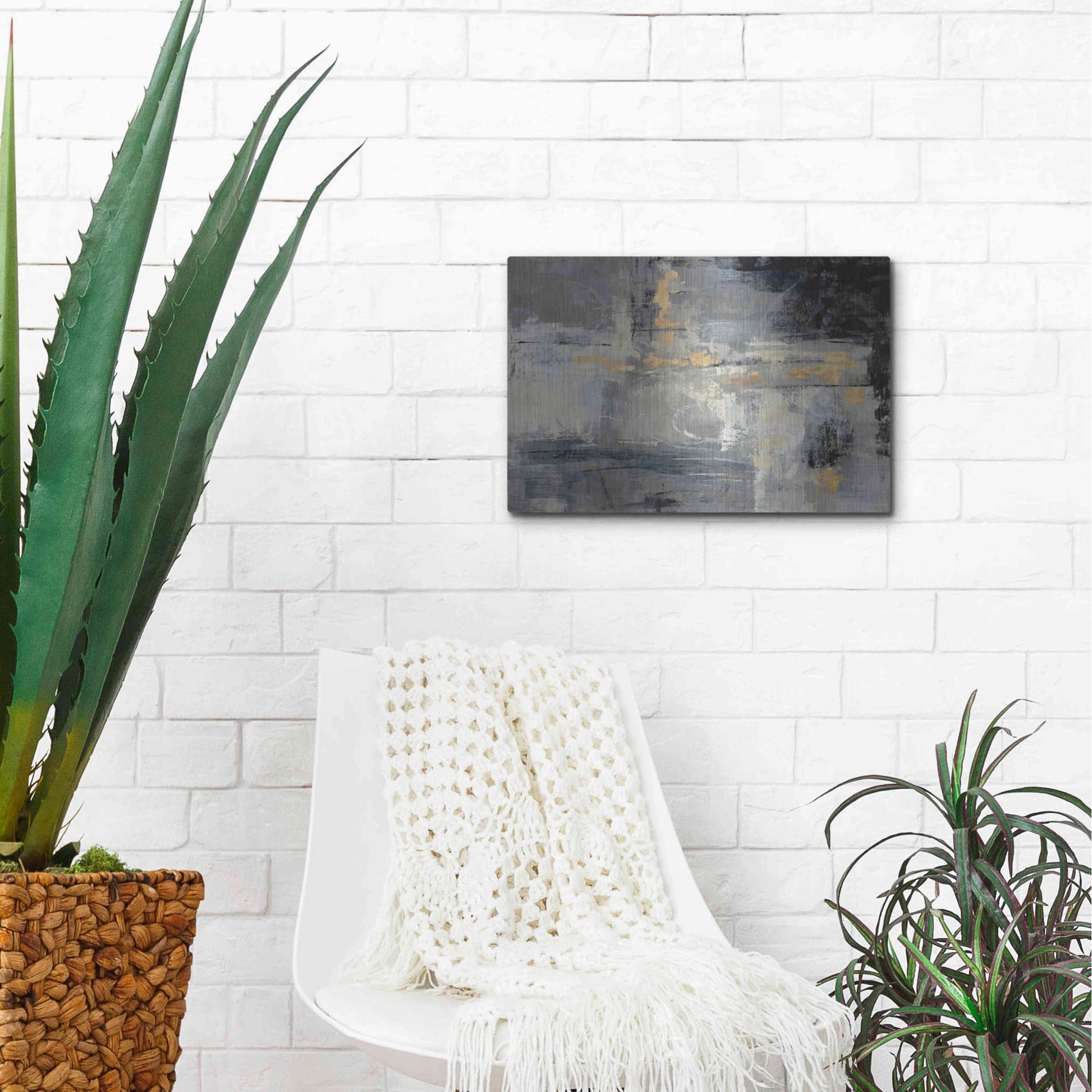 Luxe Metal Art 'Missing You Uncropped' by Silvia Vassileva, Metal Wall Art,16x12