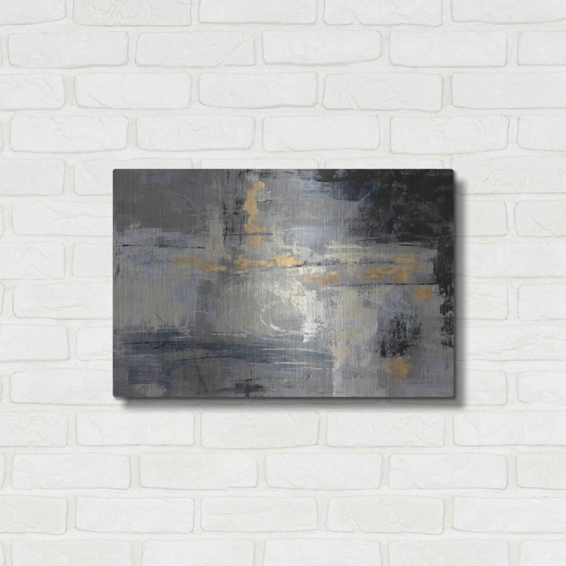 Luxe Metal Art 'Missing You Uncropped' by Silvia Vassileva, Metal Wall Art,24x16