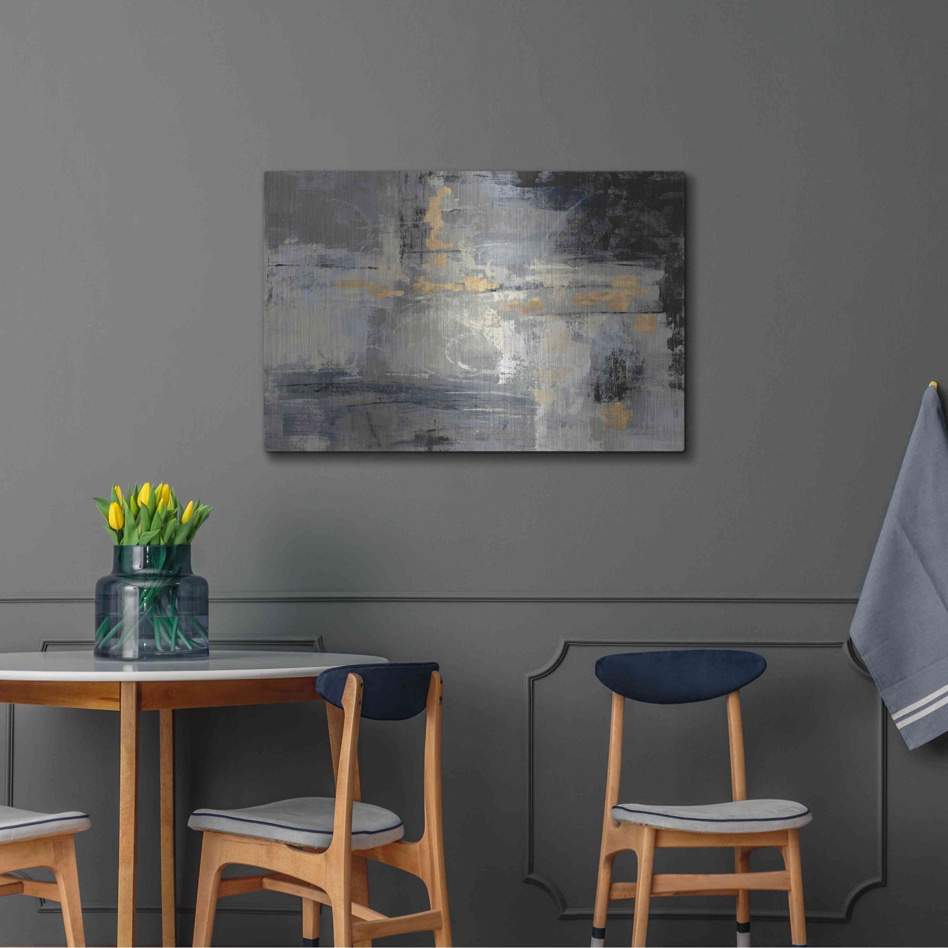 Luxe Metal Art 'Missing You Uncropped' by Silvia Vassileva, Metal Wall Art,36x24