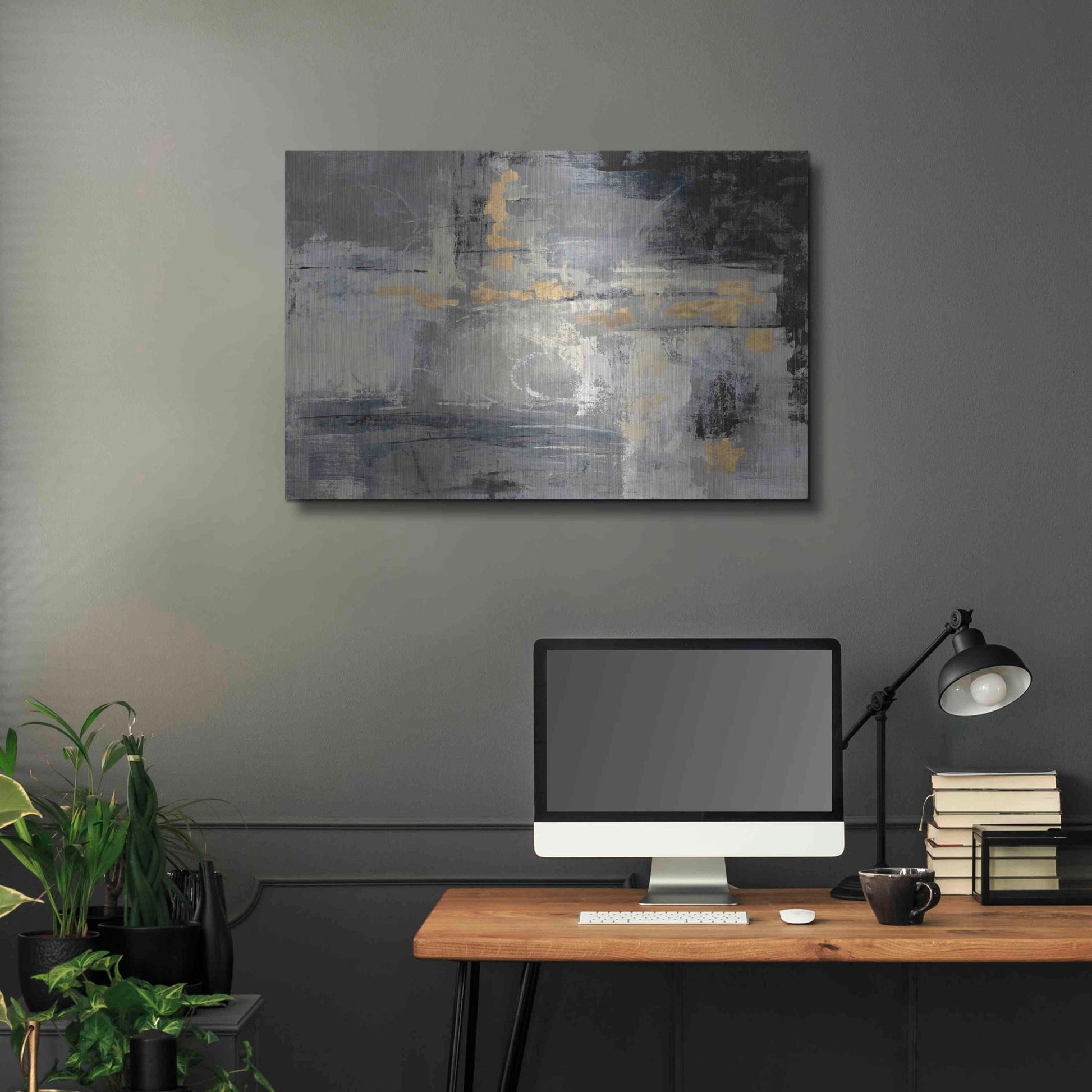 Luxe Metal Art 'Missing You Uncropped' by Silvia Vassileva, Metal Wall Art,36x24