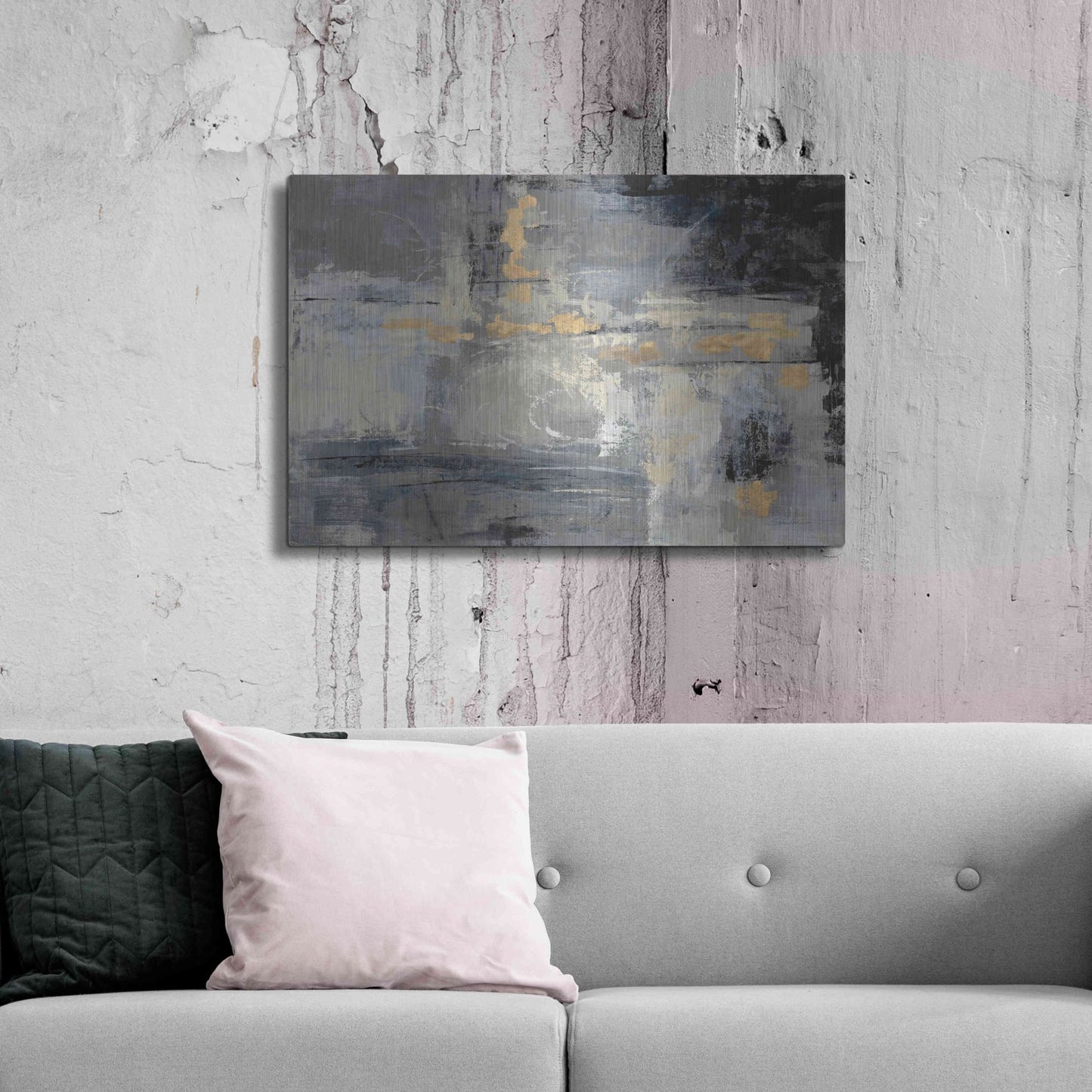 Luxe Metal Art 'Missing You Uncropped' by Silvia Vassileva, Metal Wall Art,36x24
