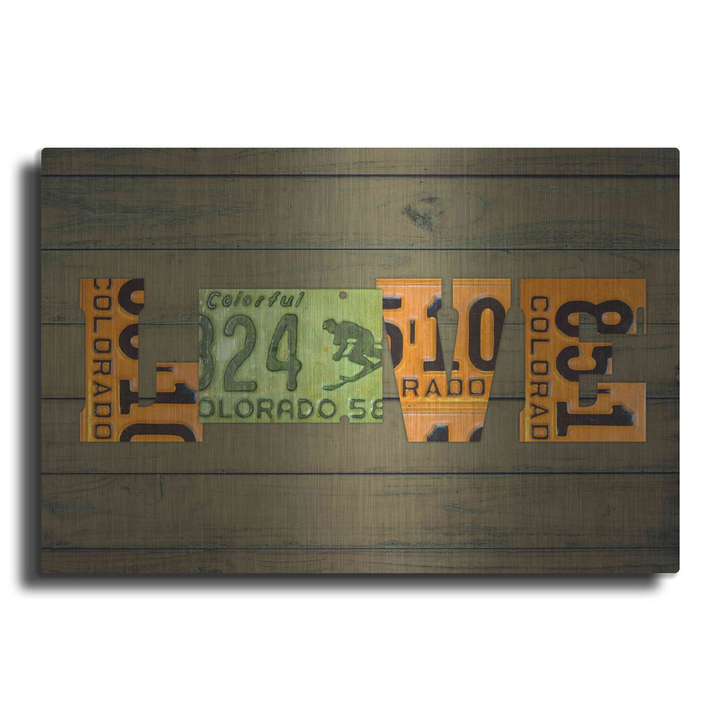 'CO State Love' by Design Turnpike – Metal Wall Art