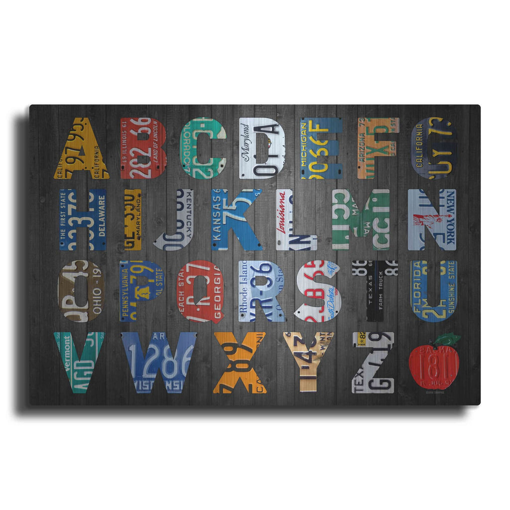 'Big Alphabet' by Design Turnpike – Metal Wall Art