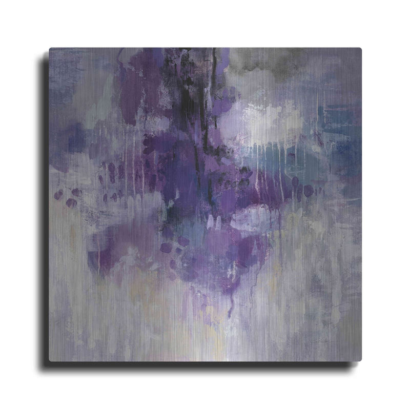 'Violet Rain' by Silvia Vassileva – Metal Wall Art