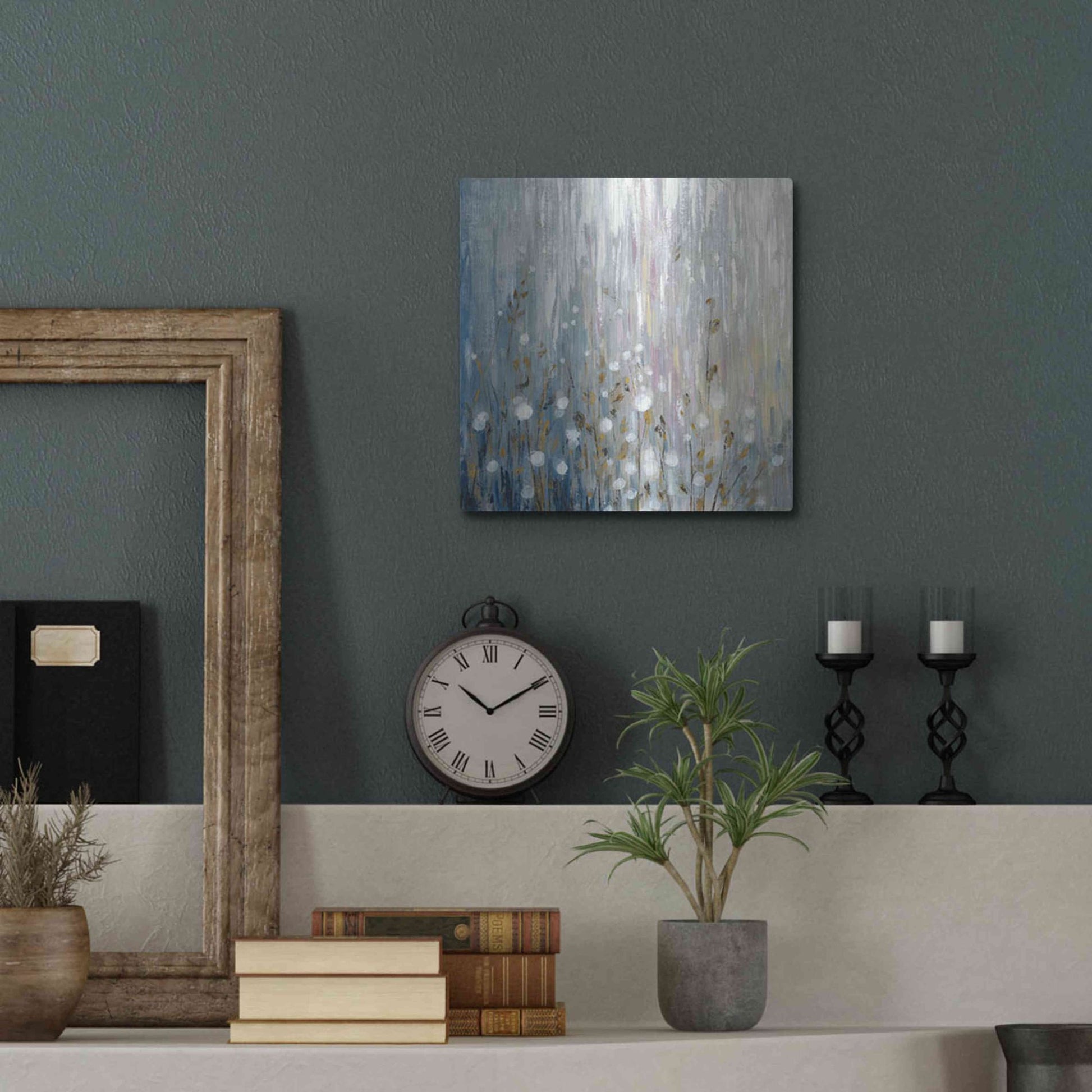 Luxe Metal Art 'January Branches' by Silvia Vassileva, Metal Wall Art,12x12