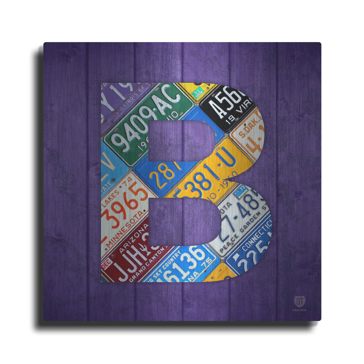 'B' by Design Turnpike – Metal Wall Art