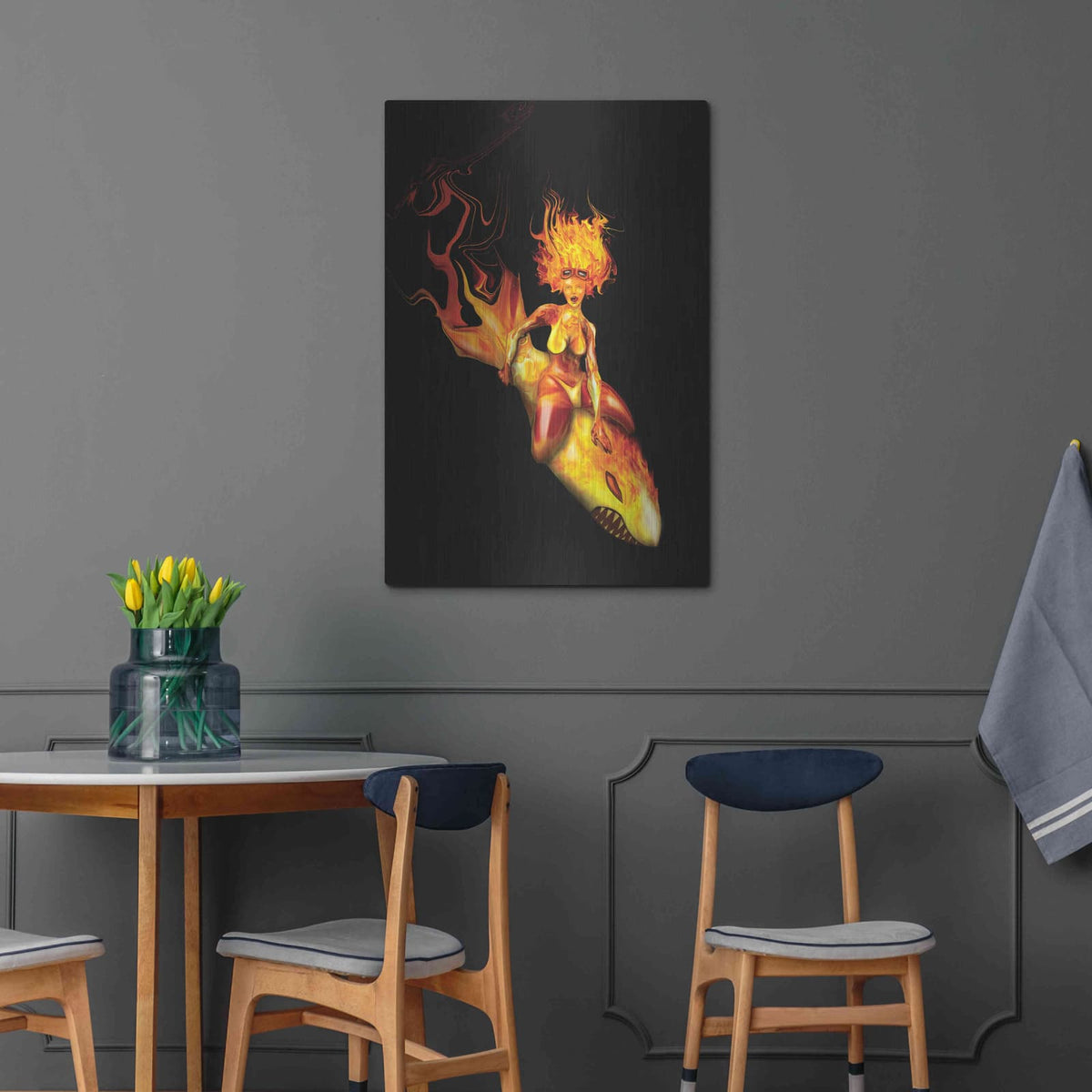 'Bombs Away' by Michael Stewart – Metal Wall Art, 24x36 room view
