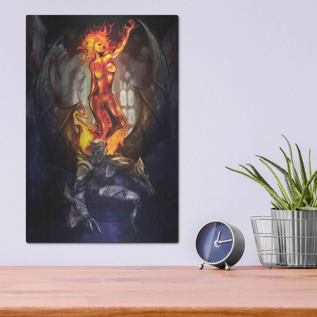 'Final Angel' by Michael Stewart – Metal Wall Art, 12x16 room view
