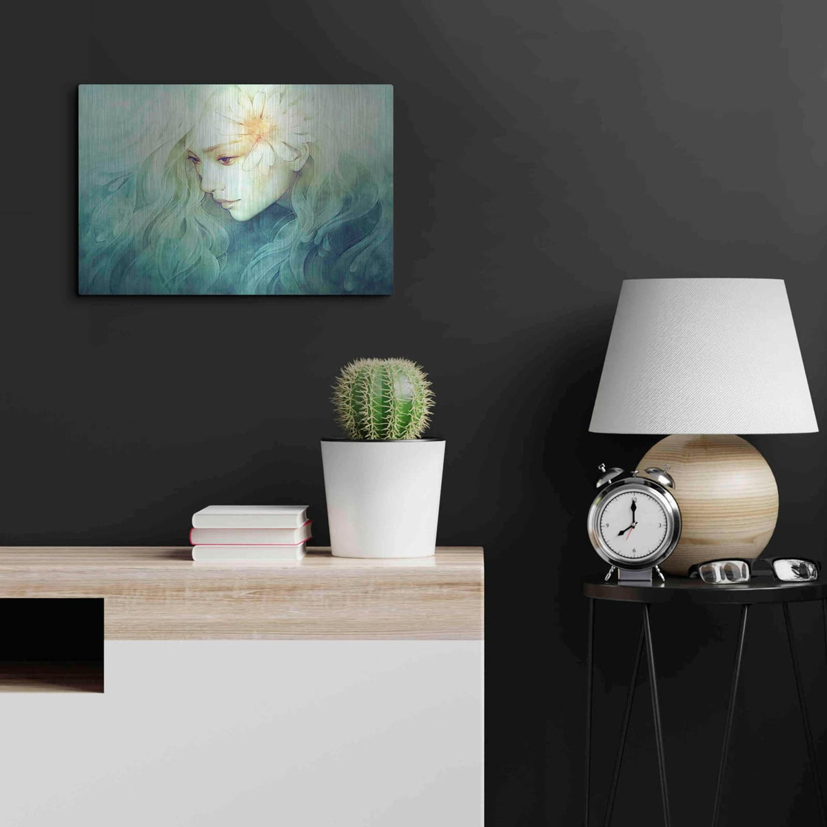 'April' by Anna Dittman – Metal Wall Art, 24x16 room view