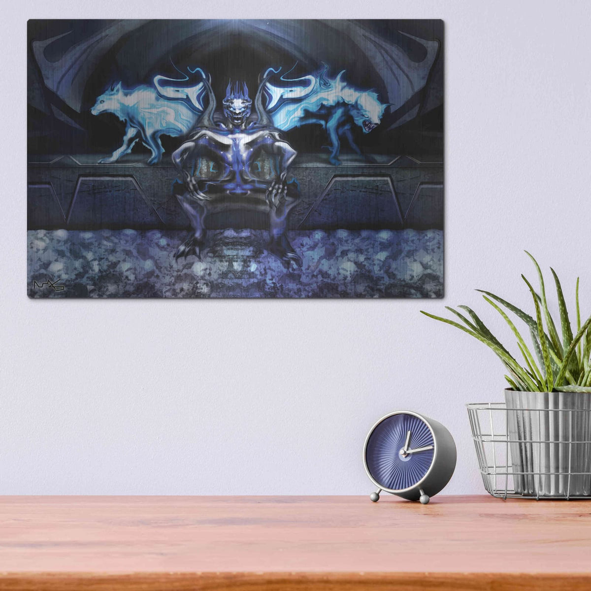 'Krown' by Michael Stewart – Metal Wall Art, 16x12 room view
