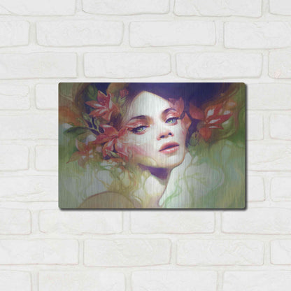 Luxe Metal Art 'August' by Anna Dittman, Metal Wall Art,16x12