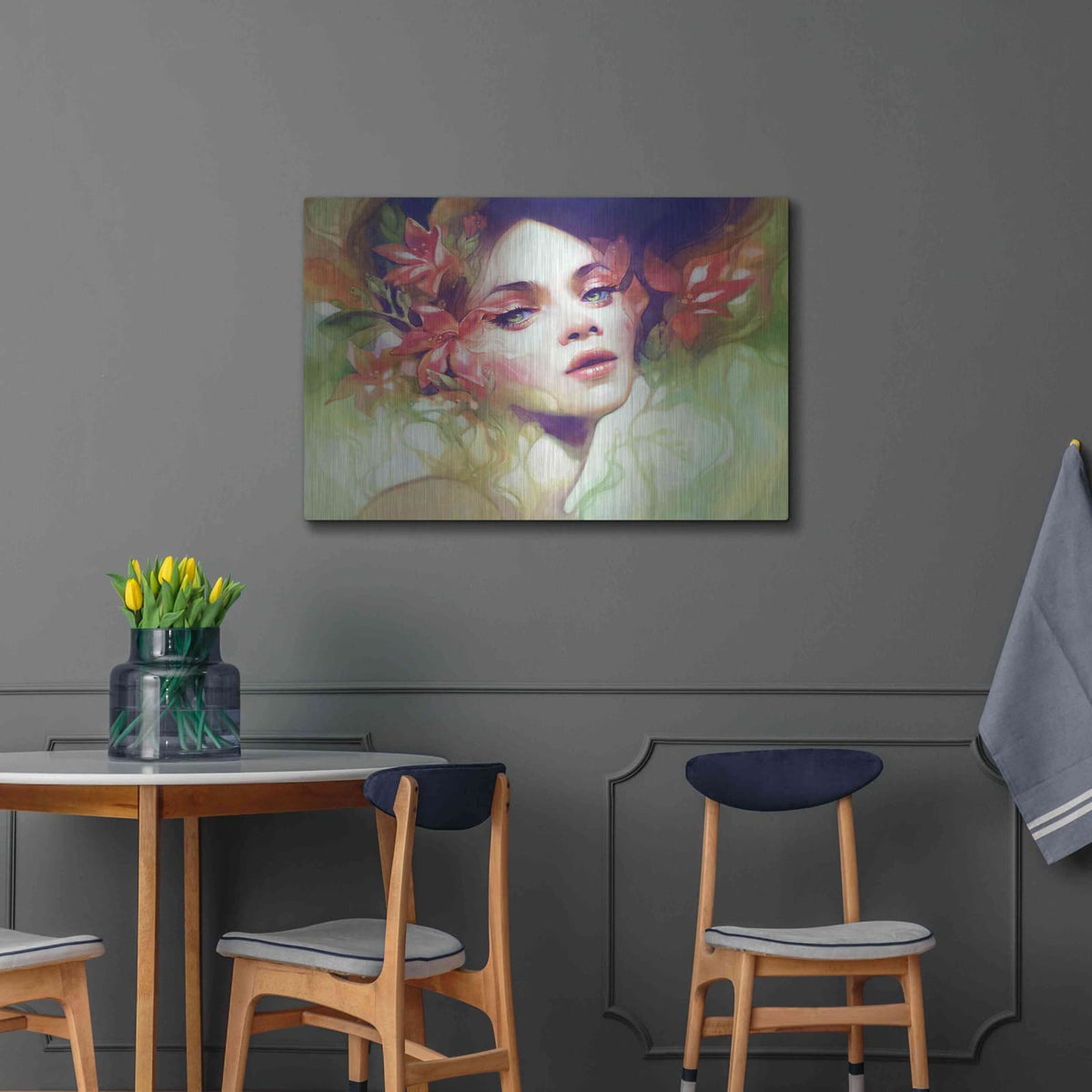 'August' by Anna Dittman – Metal Wall Art, 36x24 room view