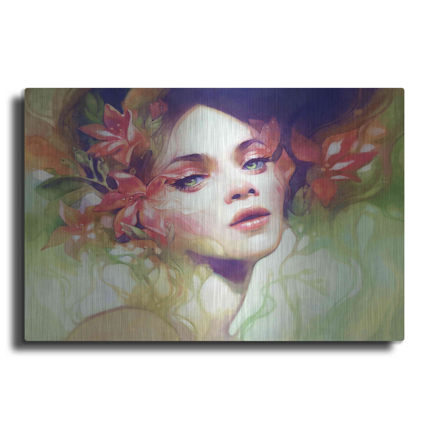 Luxe Metal Art 'August' by Anna Dittman, Metal Wall Art