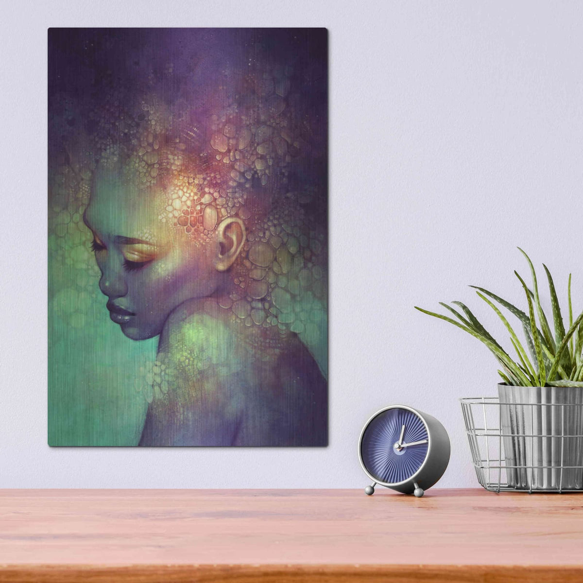 'Camouflage' by Anna Dittman – Metal Wall Art, 12x16 room view