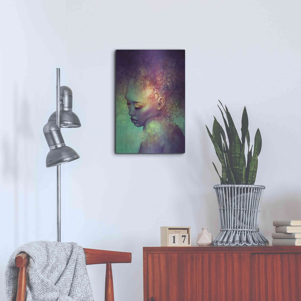'Camouflage' by Anna Dittman – Metal Wall Art, 16x24 room view