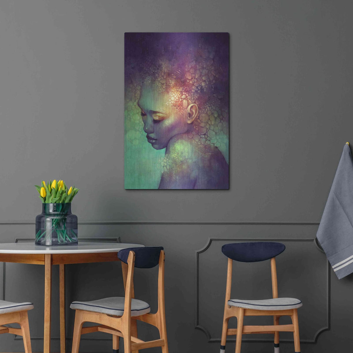 'Camouflage' by Anna Dittman – Metal Wall Art, 24x36 room view