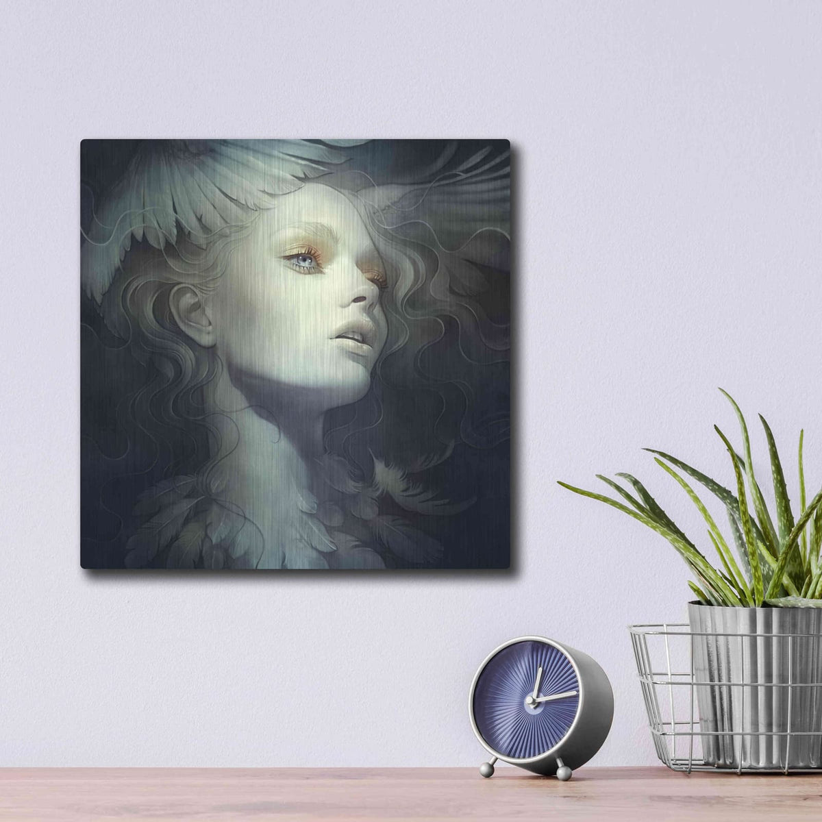 'Fly' by Anna Dittman – Metal Wall Art, 12x12 room view