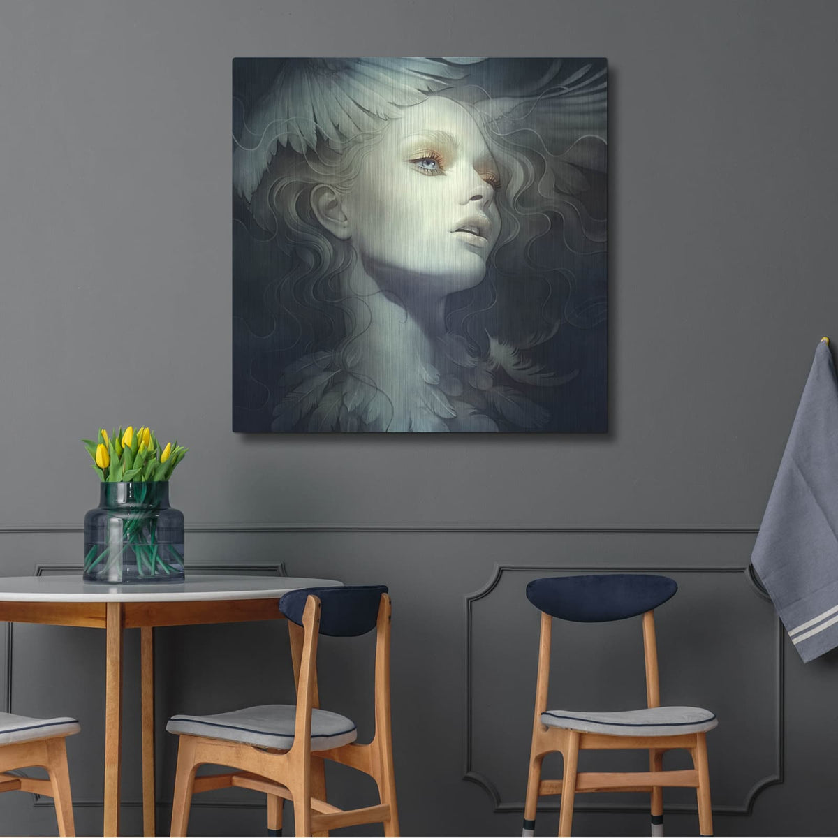 'Fly' by Anna Dittman – Metal Wall Art, 36x36 room view