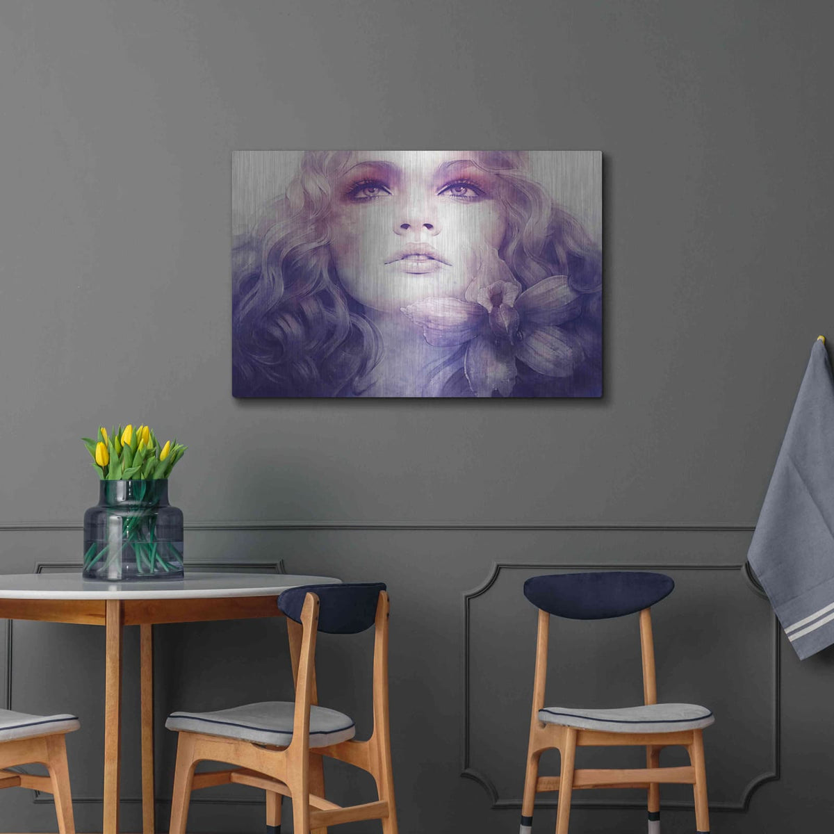 'July' by Anna Dittman – Metal Wall Art, 36x24 room view