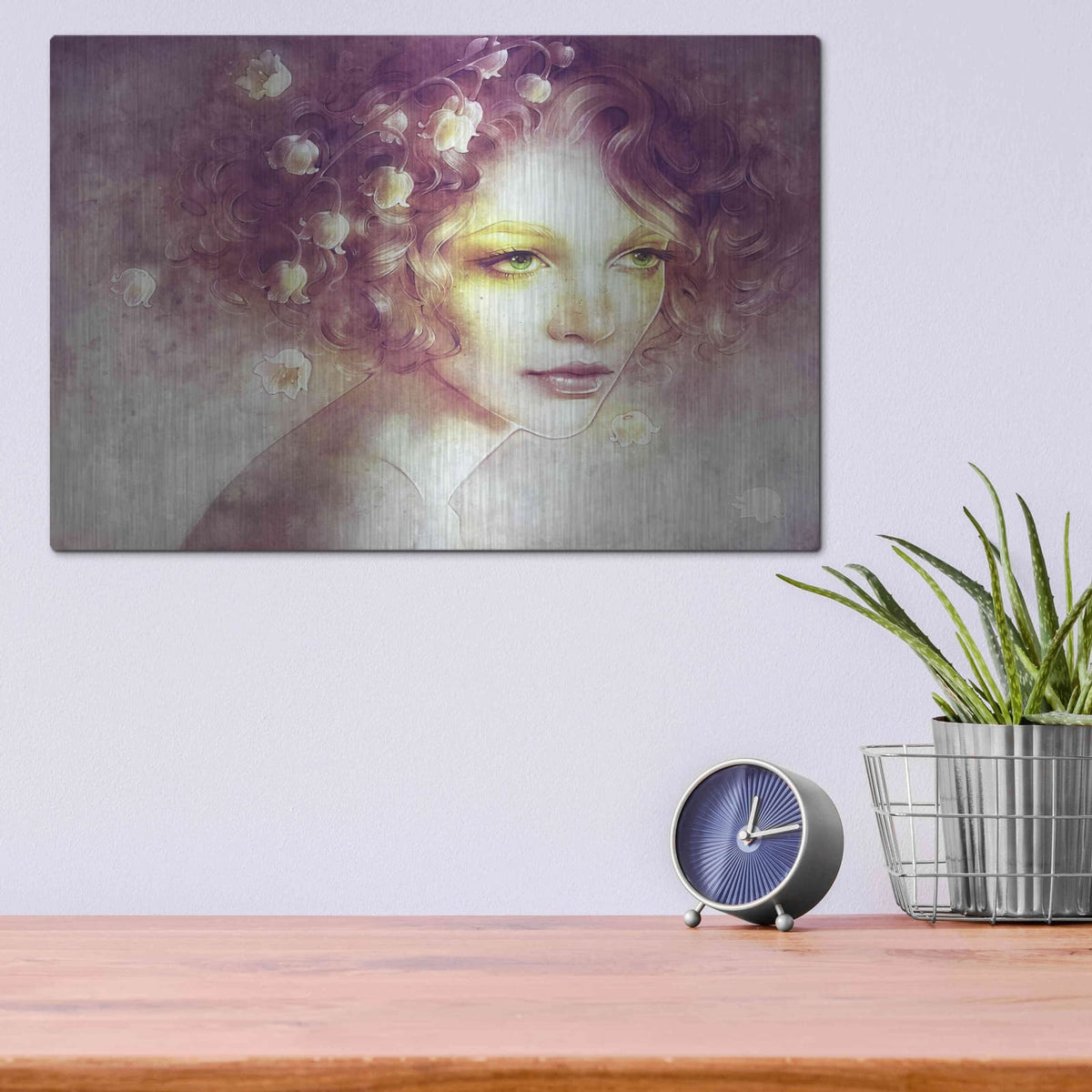 'May' by Anna Dittman – Metal Wall Art, 16x12 room view
