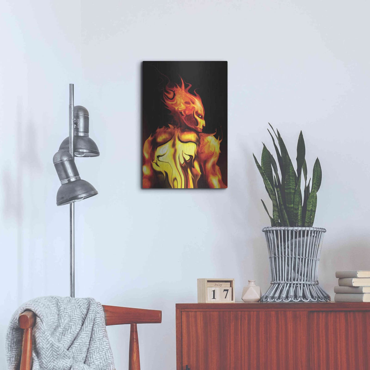 'Rage' by Michael Stewart – Metal Wall Art, 16x24 room view