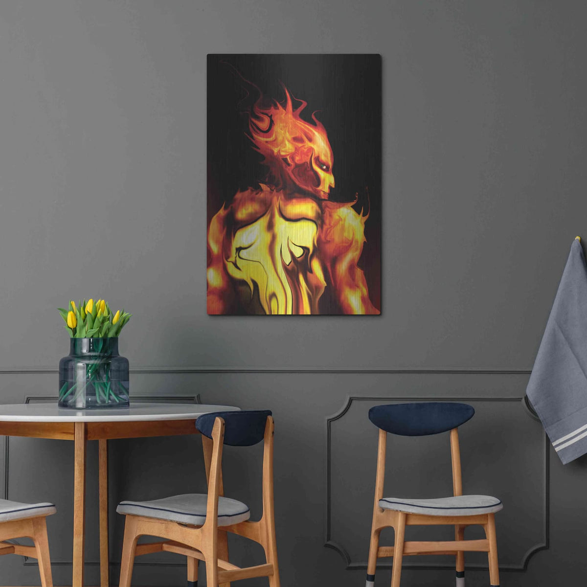 'Rage' by Michael Stewart – Metal Wall Art, 24x36 room view