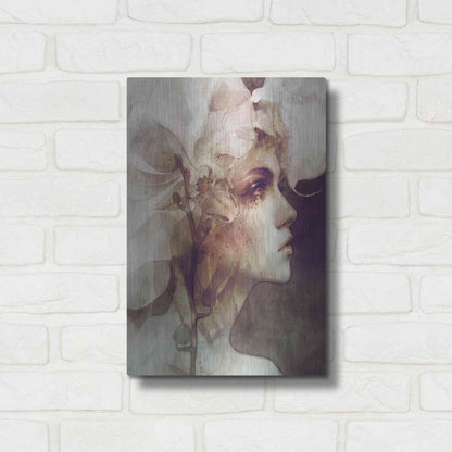 Luxe Metal Art 'Petal' by Anna Dittman, Metal Wall Art,12x16