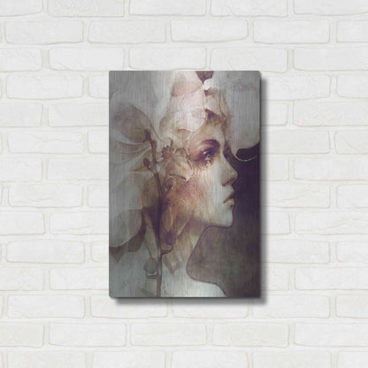 Luxe Metal Art 'Petal' by Anna Dittman, Metal Wall Art,16x24