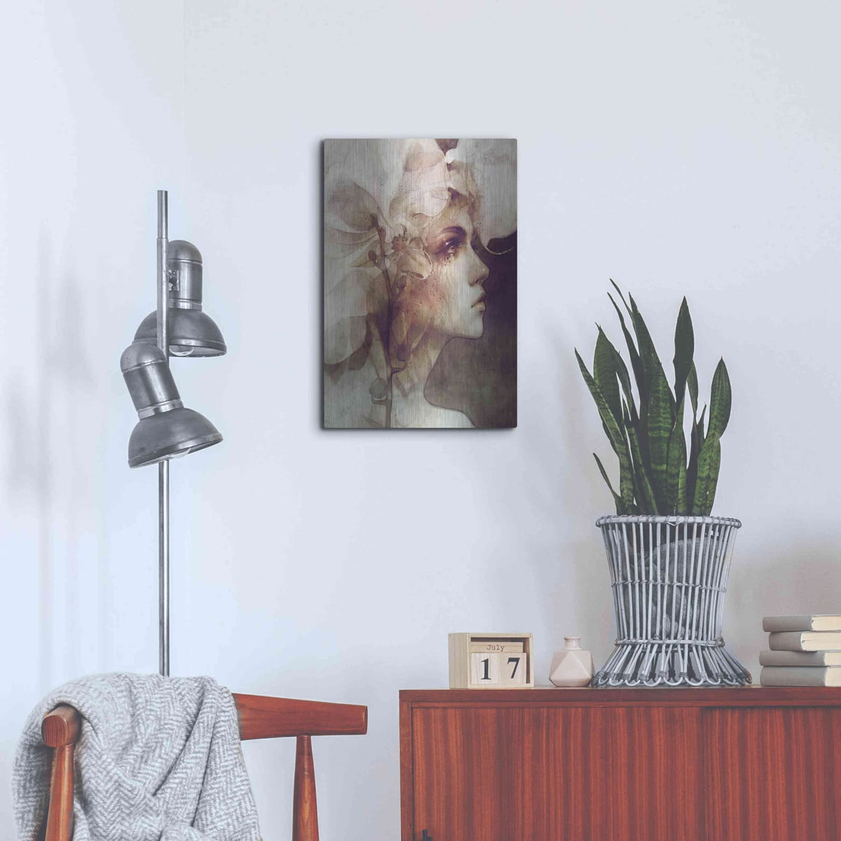 'Petal' by Anna Dittman – Metal Wall Art, 16x24 room view