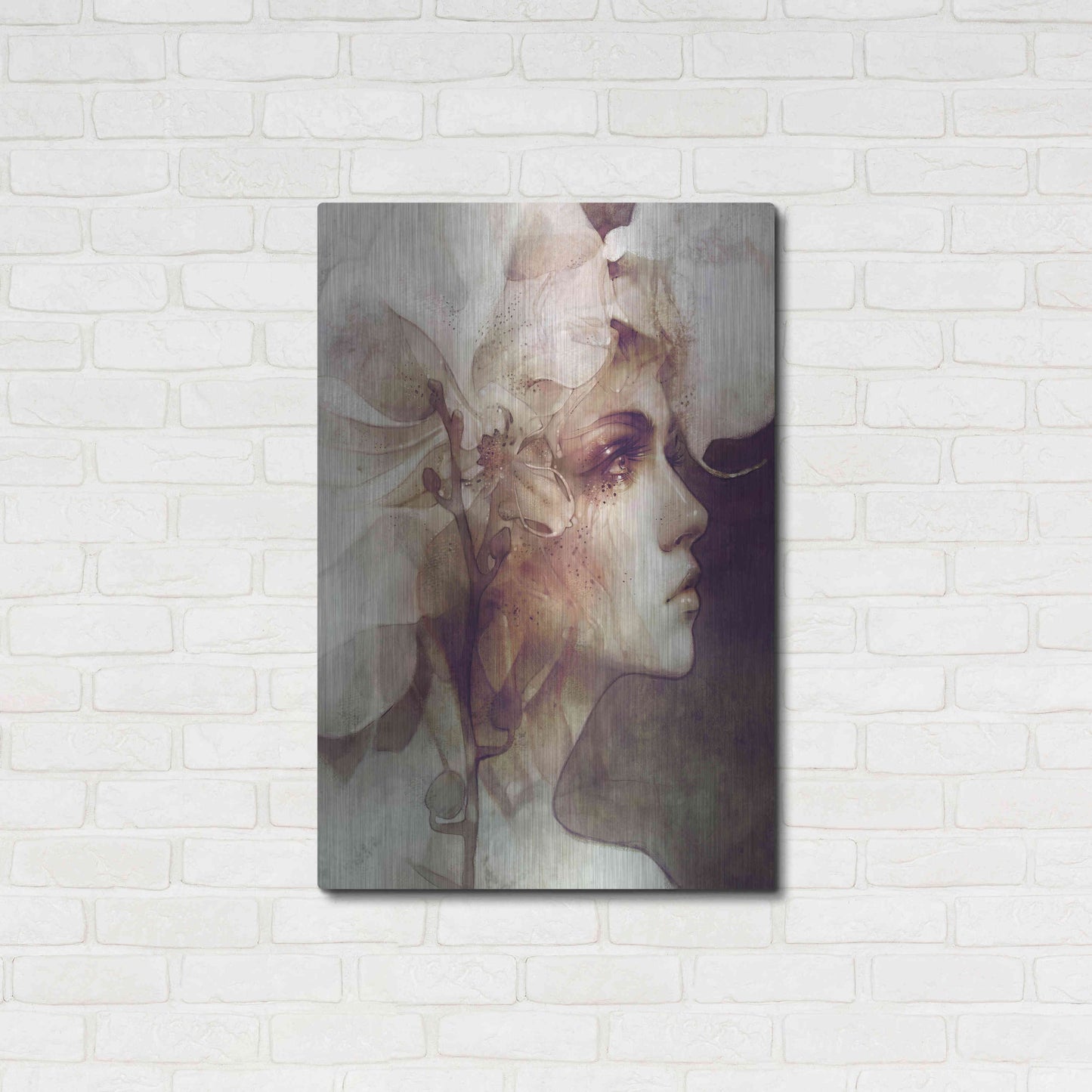 Luxe Metal Art 'Petal' by Anna Dittman, Metal Wall Art,24x36