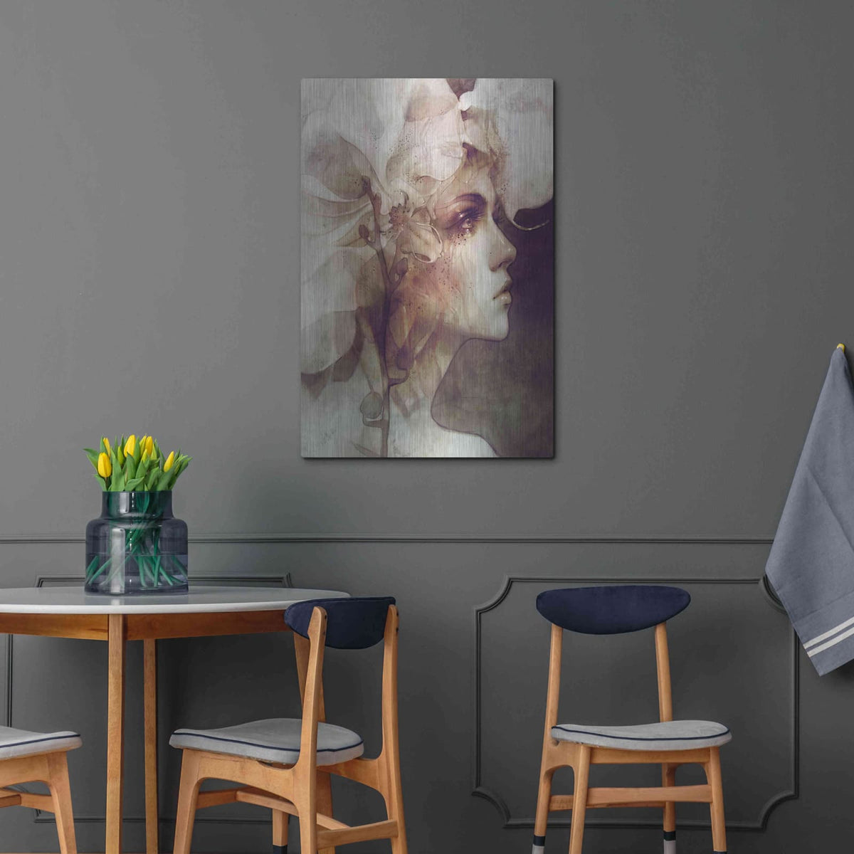 'Petal' by Anna Dittman – Metal Wall Art, 24x36 room view