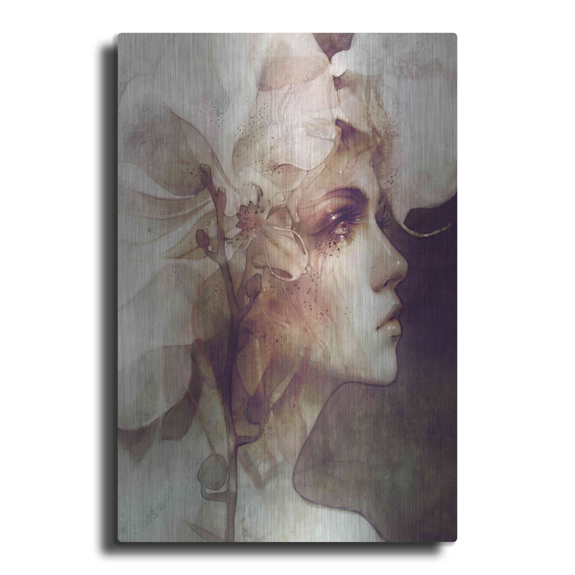 Luxe Metal Art 'Petal' by Anna Dittman, Metal Wall Art