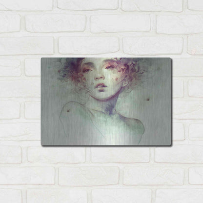 Luxe Metal Art 'Swarm' by Anna Dittman, Metal Wall Art,16x12