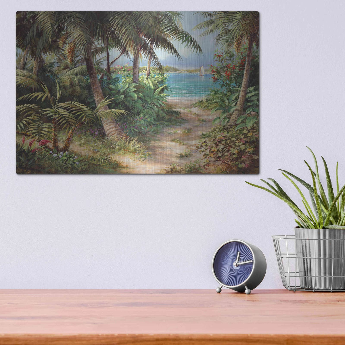 'Bahama Sail' by Art Fronckowiak – Metal Wall Art, 16x12 room view