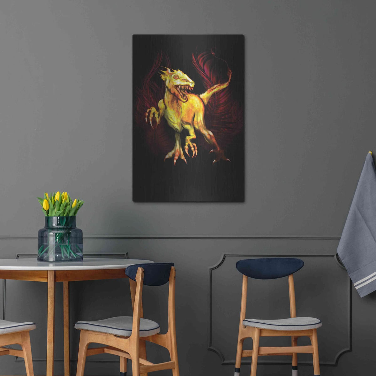 'Raptor' by Michael Stewart – Metal Wall Art, 24x36 room view