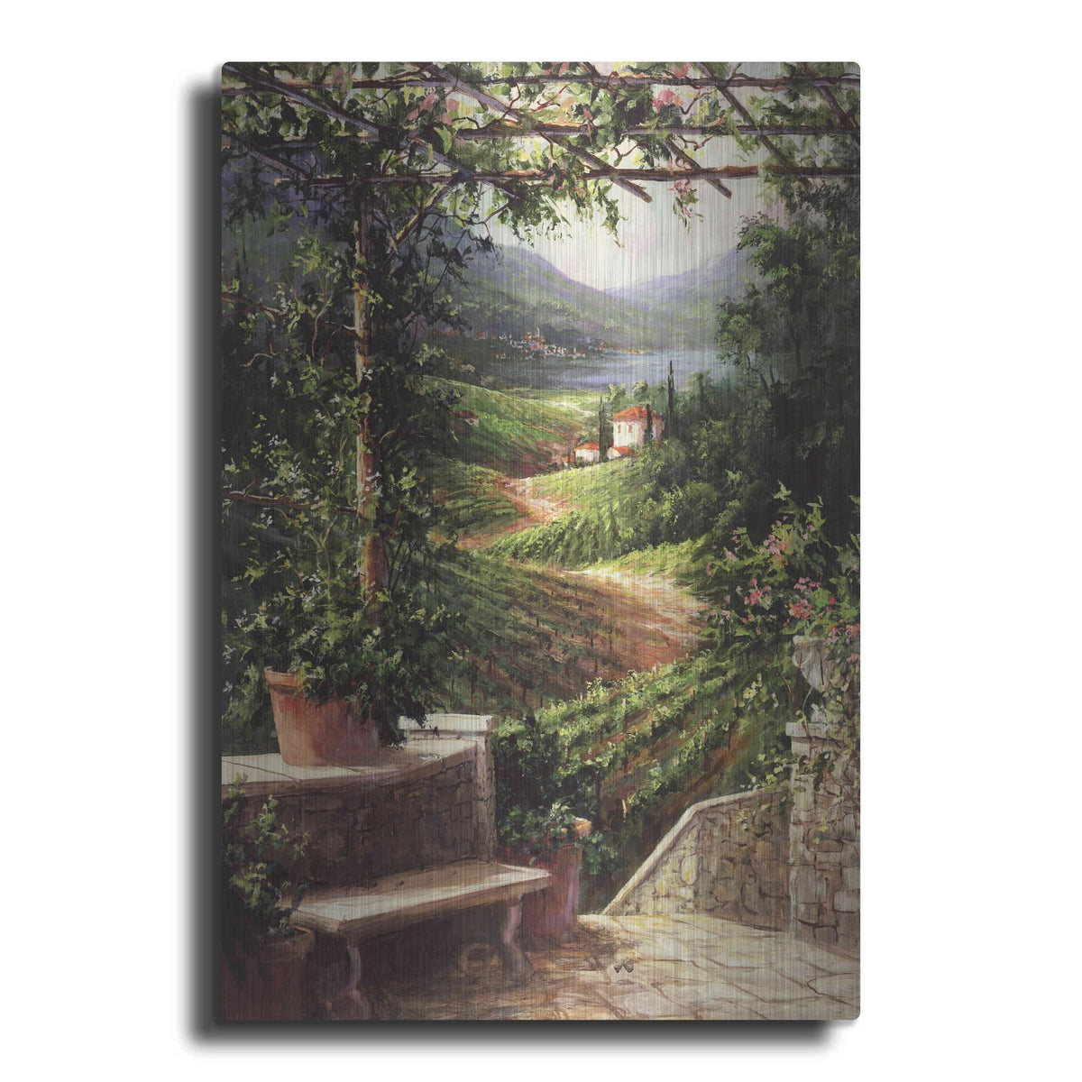 'Chianti Vineyard' by Art Fronckowiak – Metal Wall Art